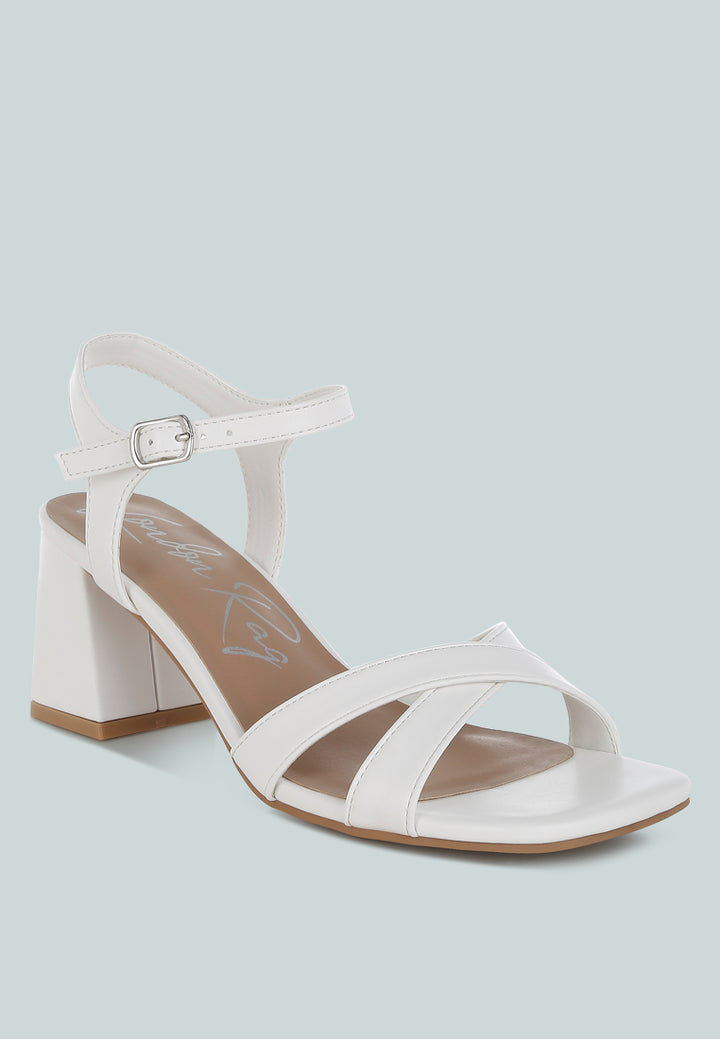 square toe block heel sandals by ruw#color_white