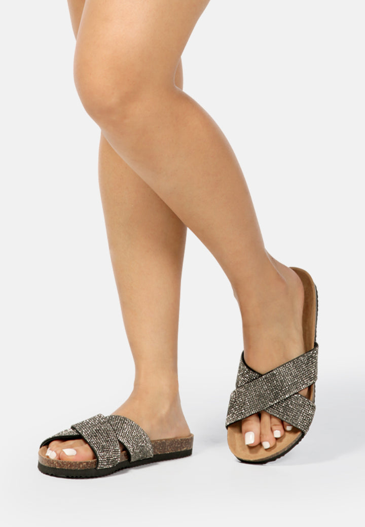 embellished slip-on flat#color_pewter