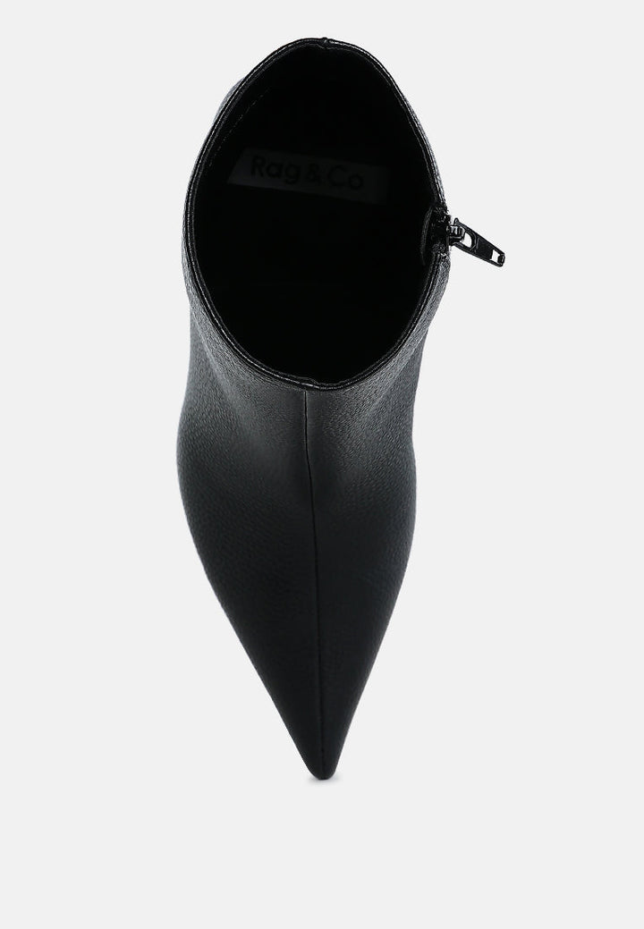 pleather pointed toe ankle boots by ruw#color_black