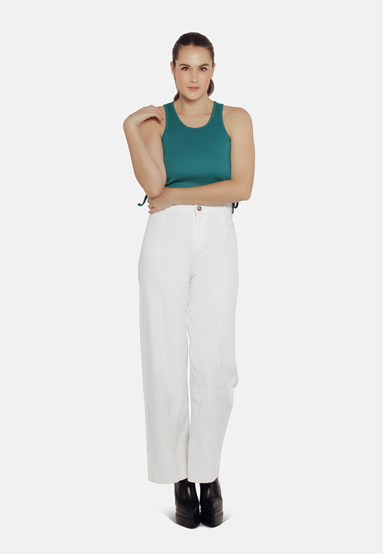 flared pants for women#color_off-white