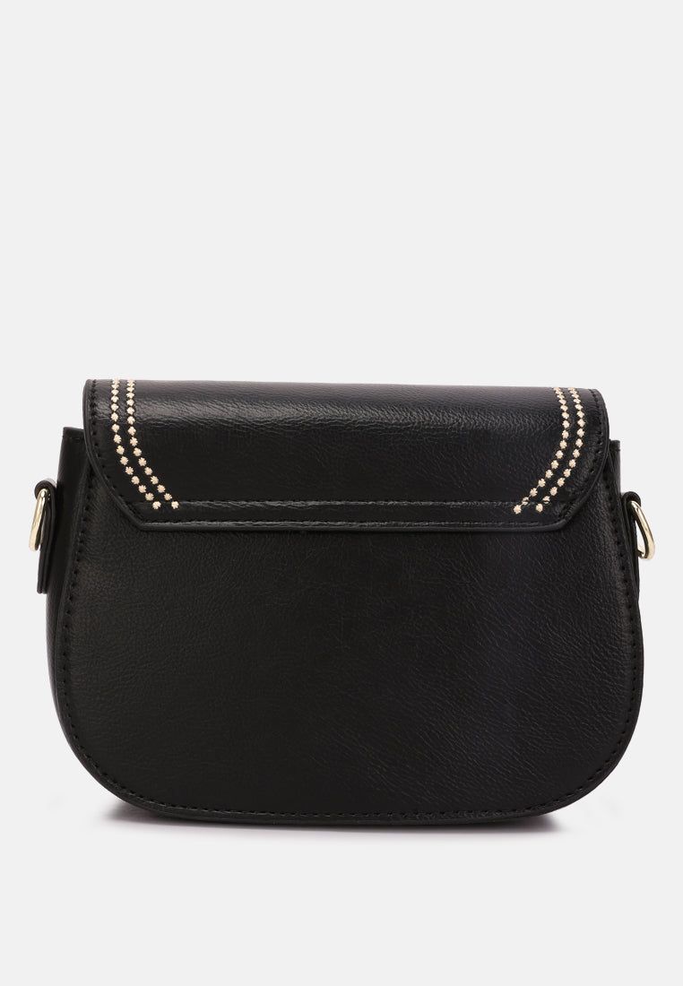 Geometric Strap Shoulder Bag By Ruw