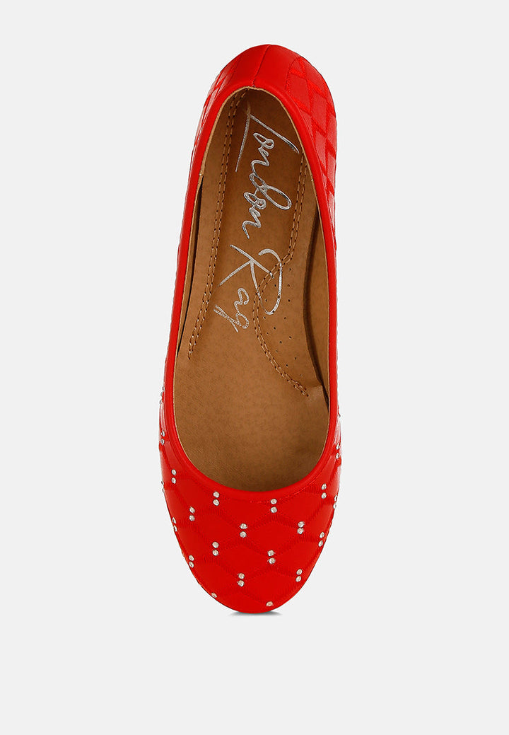 gia rhinestone embellished women's ballerinas#color_dark-red