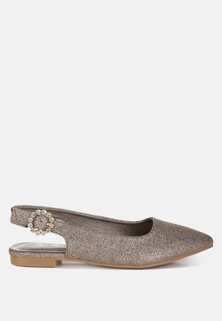 glitter slingback flat sandals by ruw#color_bronze