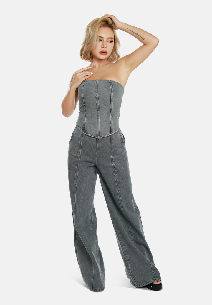 grey mid-rise wide leg pants by ruw#color_grey