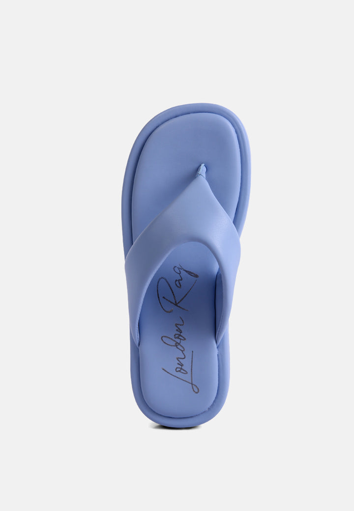 helle everyday casual flip flops#color_blue