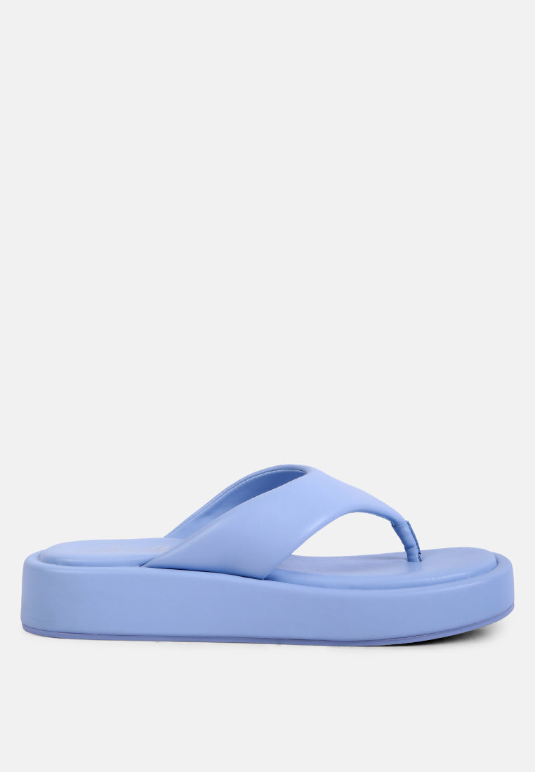 helle everyday casual flip flops#color_blue