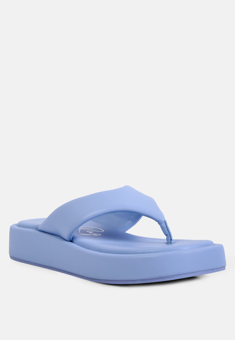 helle everyday casual flip flops#color_blue