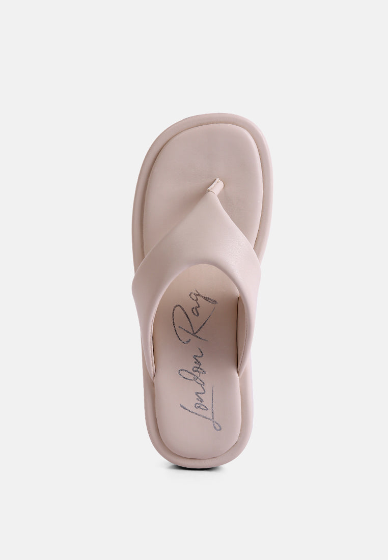 helle everyday casual flip flops#color_ivory