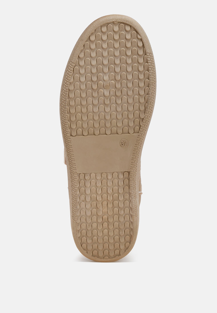 hidden wedge high-top sneakers by ruw#color_taupe