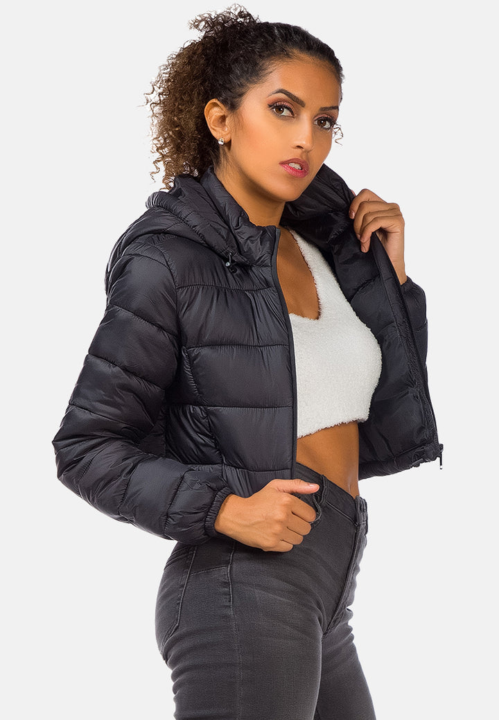 puffer hoodie jacket#color_black