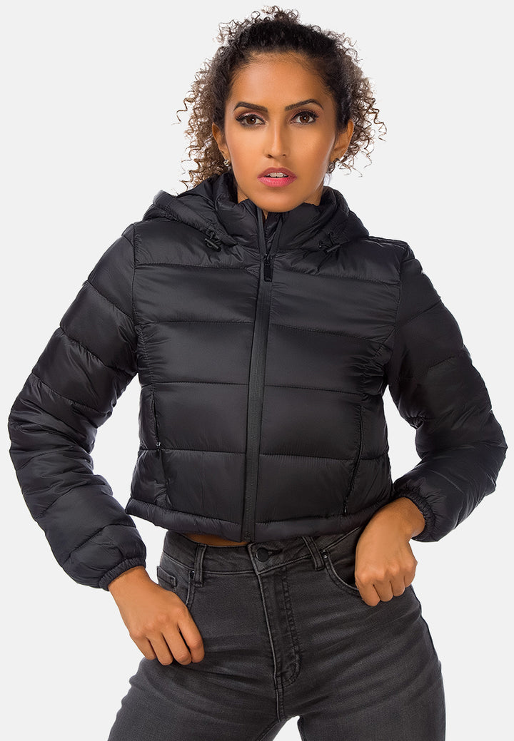 puffer hoodie jacket#color_black