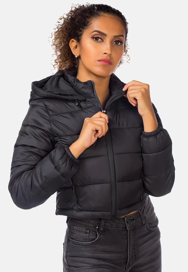 puffer hoodie jacket#color_black