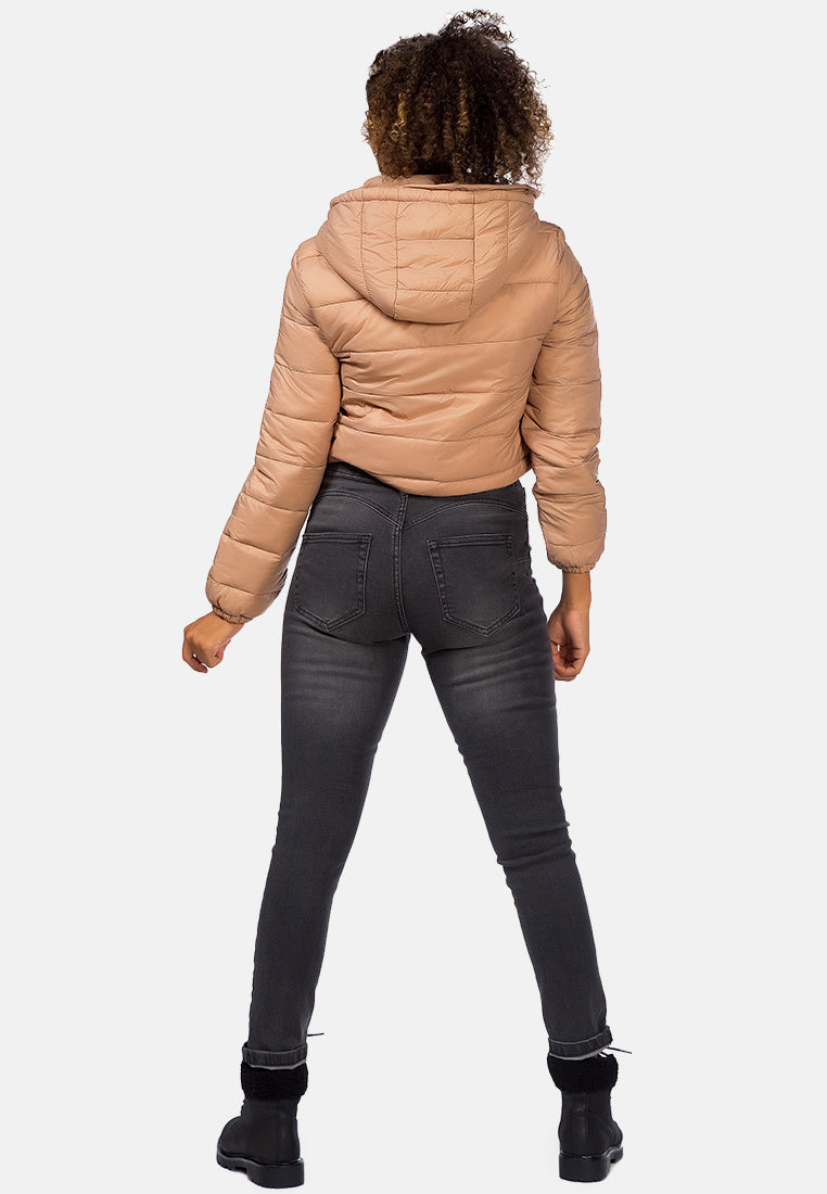 puffer hoodie jacket#color_khaki