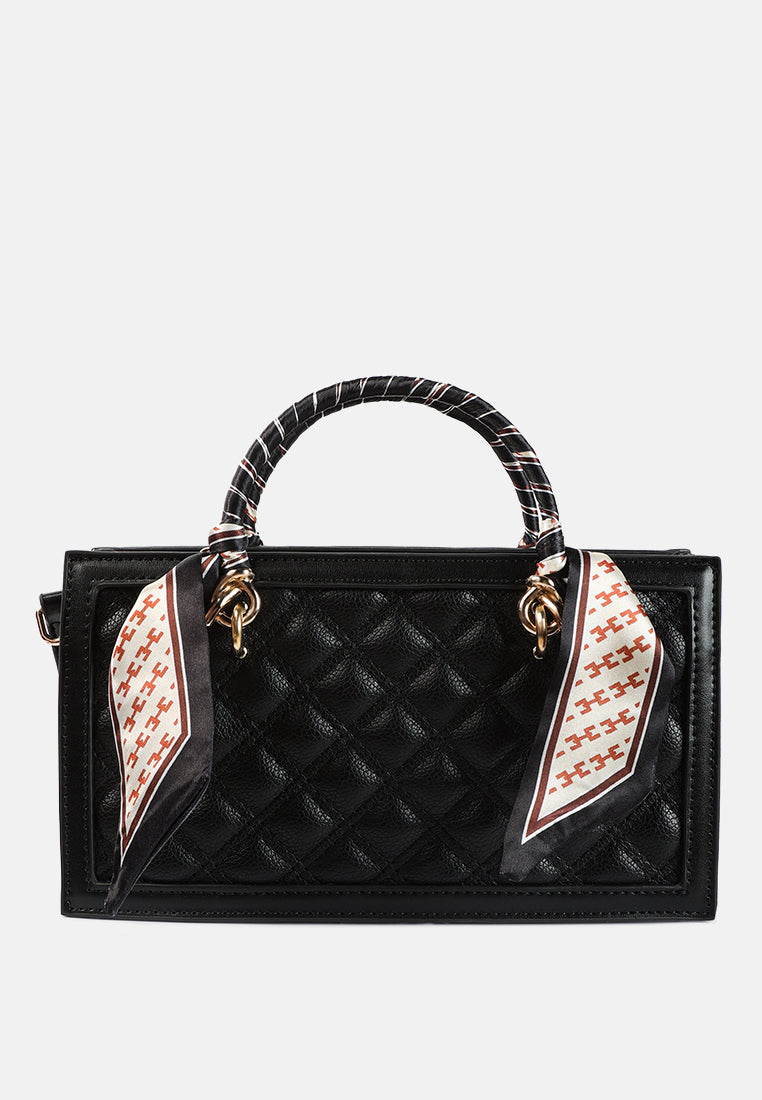 high street quilted hand bag#color_black