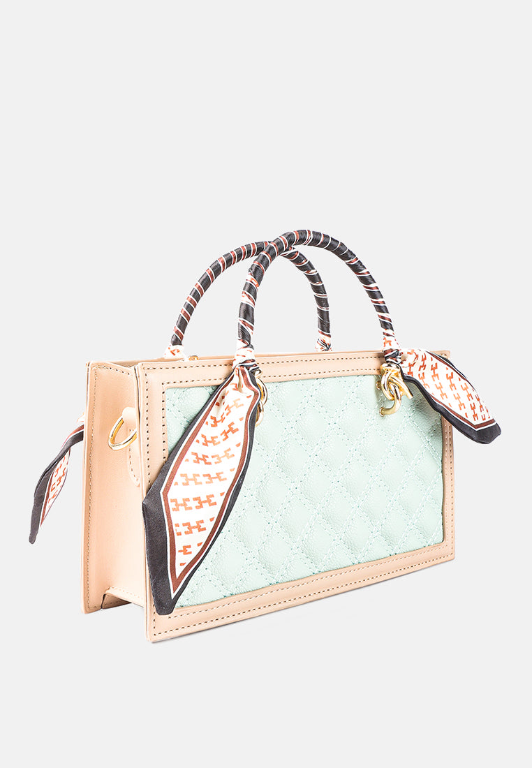 high street quilted hand bag#color_mint-blue