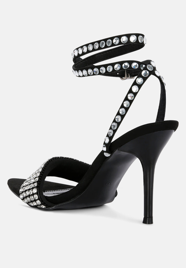 zurin black high heeled diamante sandals by ruw#color_black