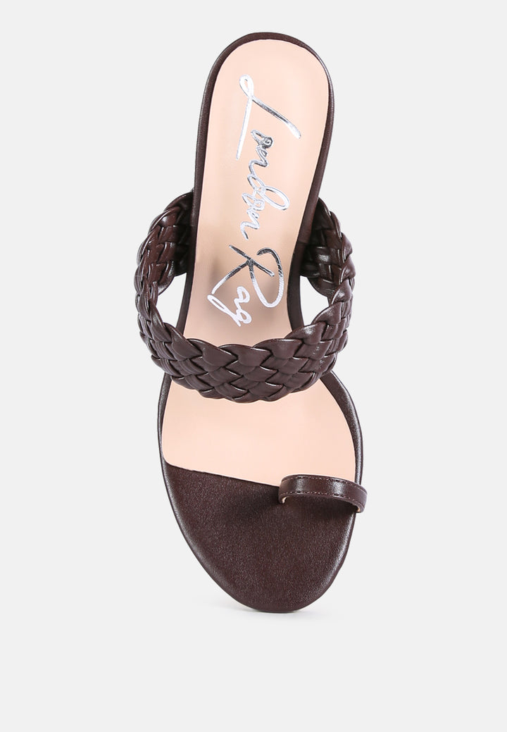 high perks woven strap high heels by ruw#color_espresso