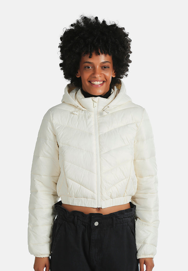 hooded puffer jacket#color_cream