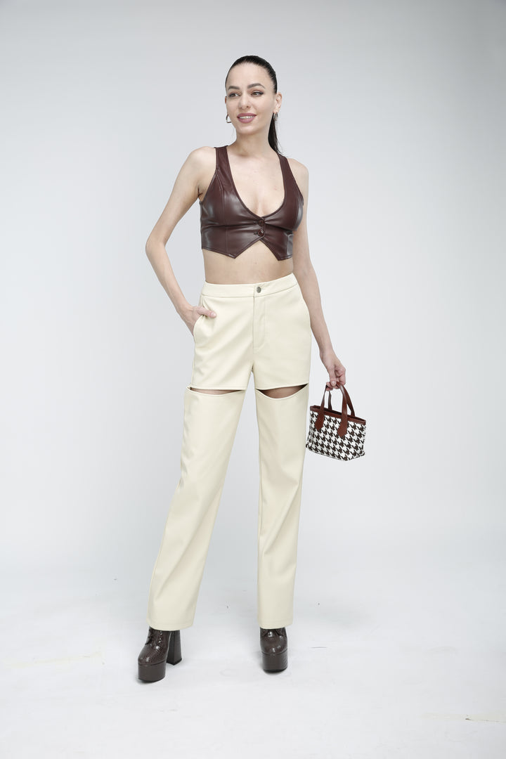 Houndstooth Pattern Handbag