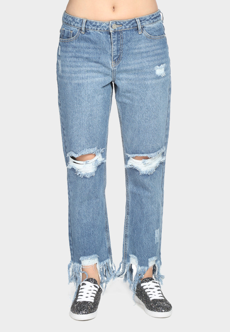 distressed boyfriend denim#color_blue