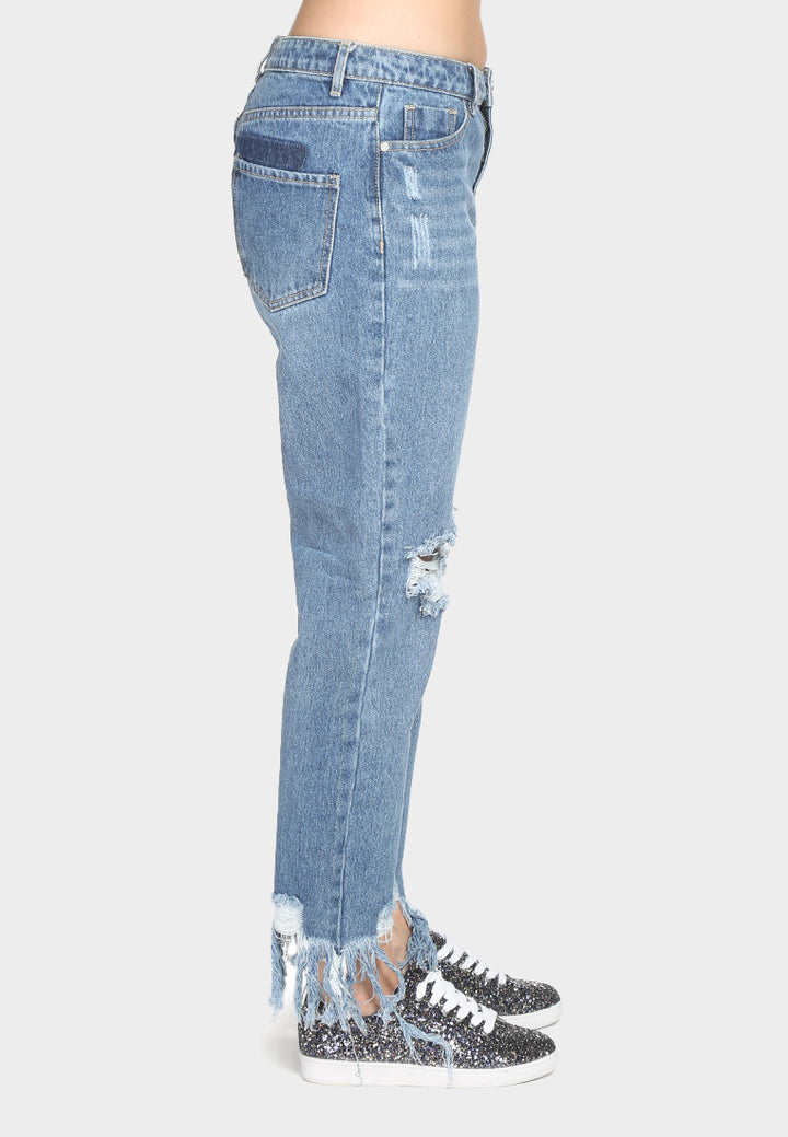 distressed boyfriend denim#color_blue