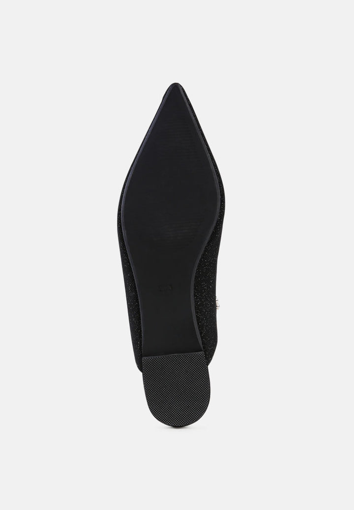 geode pearl embellished slip on mules by ruw#color_black