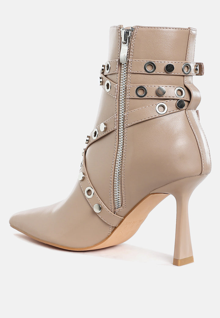 jacinta slim flared heel strappy boots#color_beige