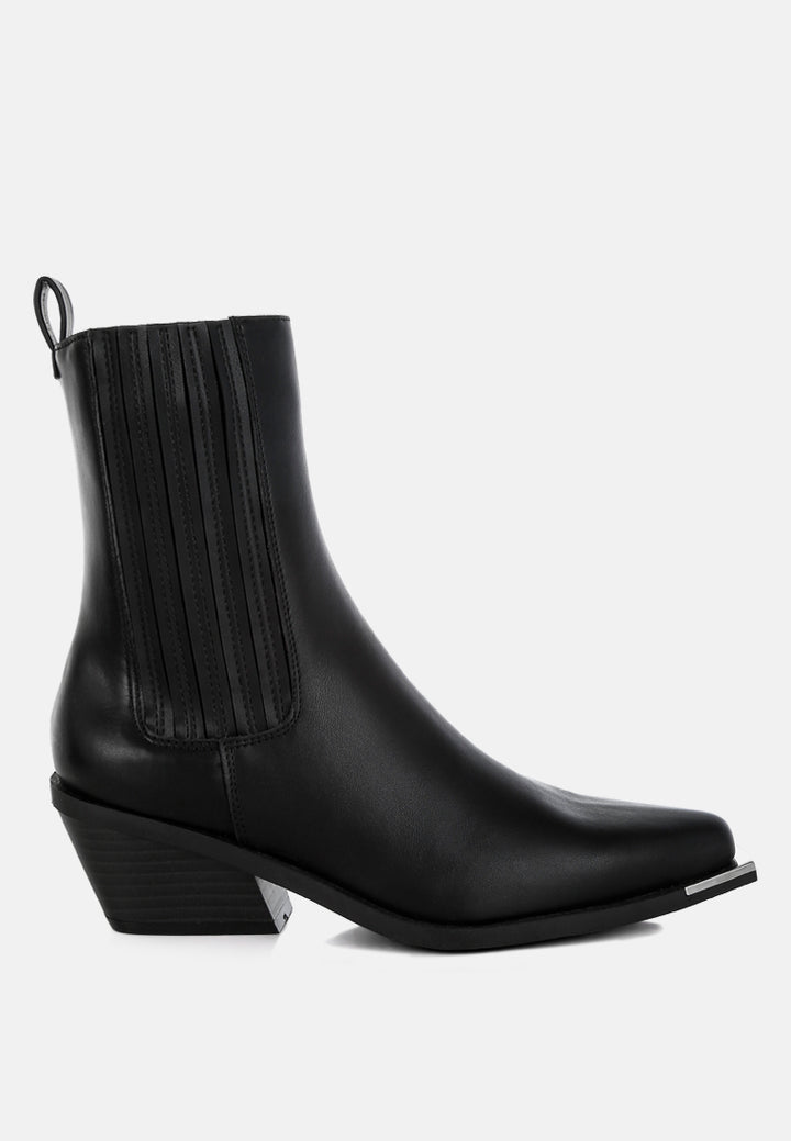 high ankle chelsea boots by ruw#color_black