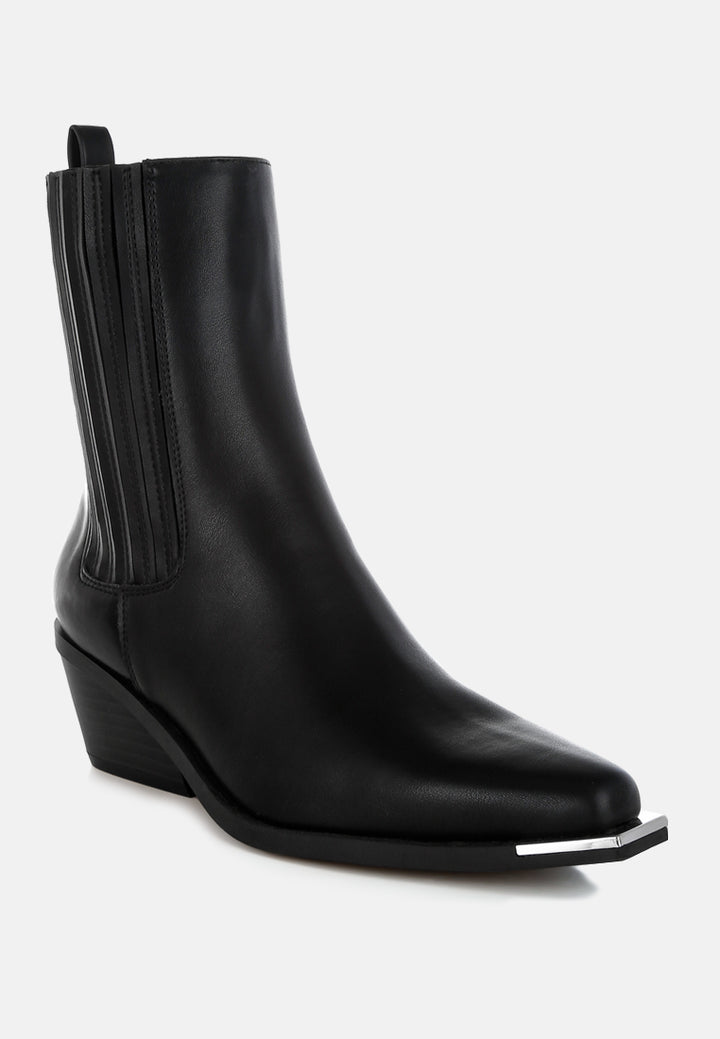 high ankle chelsea boots by ruw#color_black