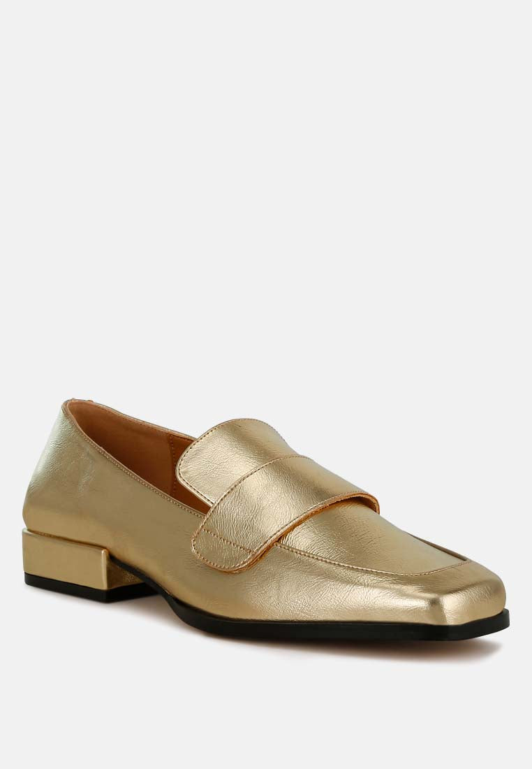 metallic penny loafers by ruw
#color_gold