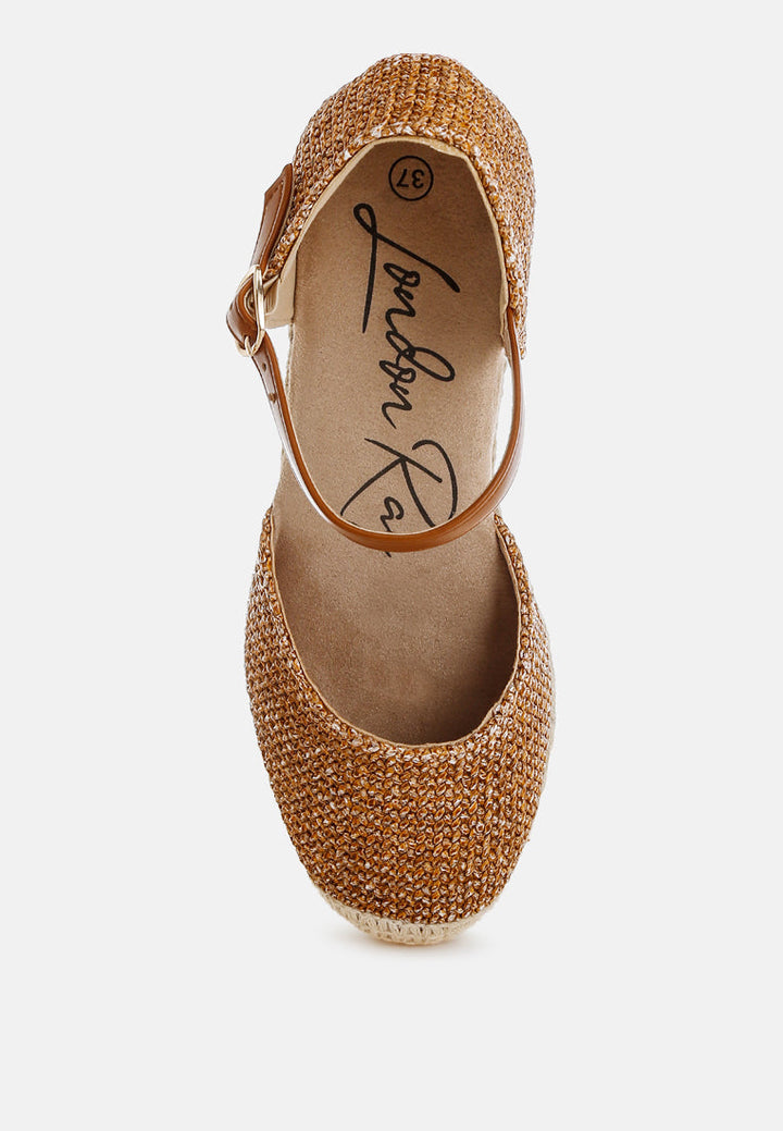 raffia woven wedge sandals by ruw#color_tan
