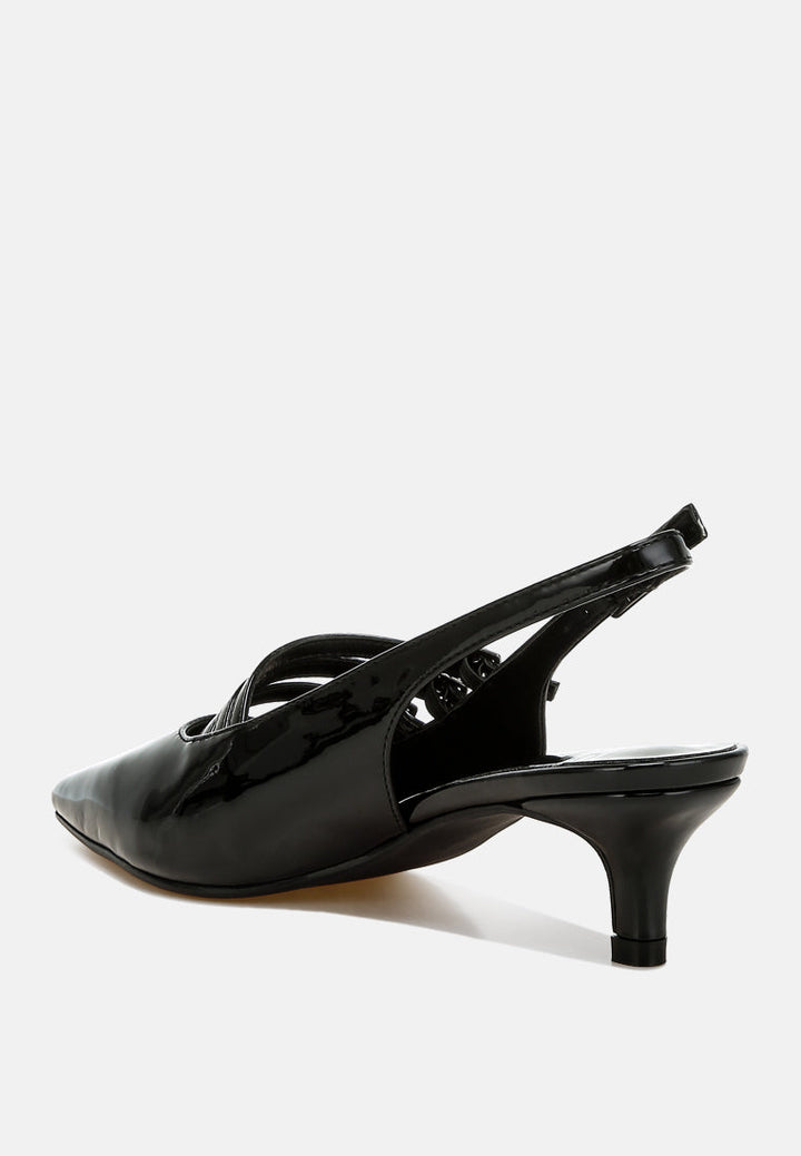 triple strap slingback sandals by ruw#color_black