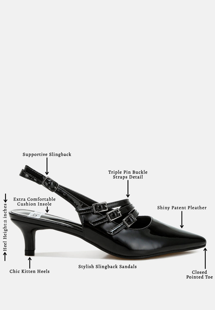 triple strap slingback sandals by ruw#color_black