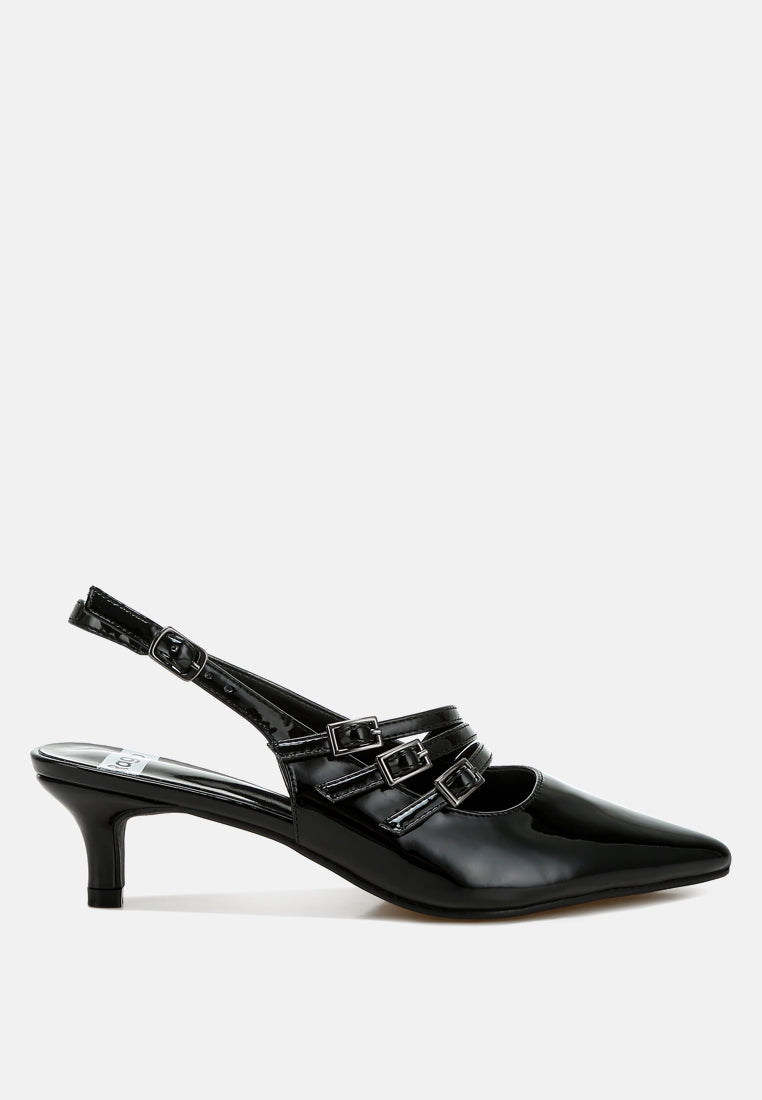 triple strap slingback sandals by ruw#color_black