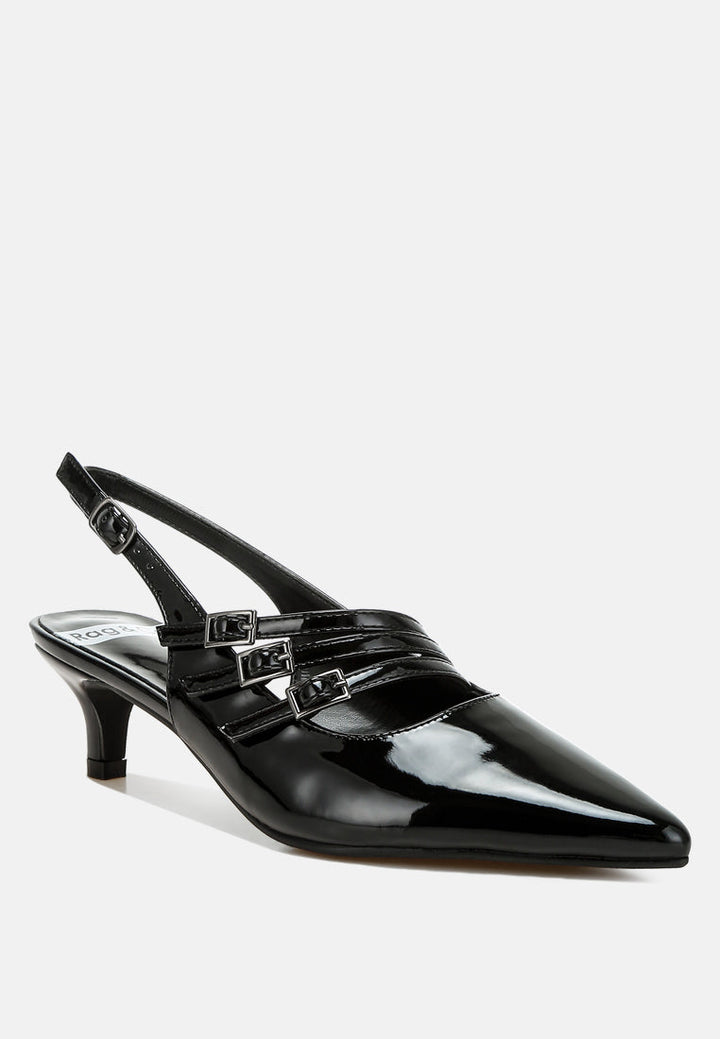 triple strap slingback sandals by ruw#color_black