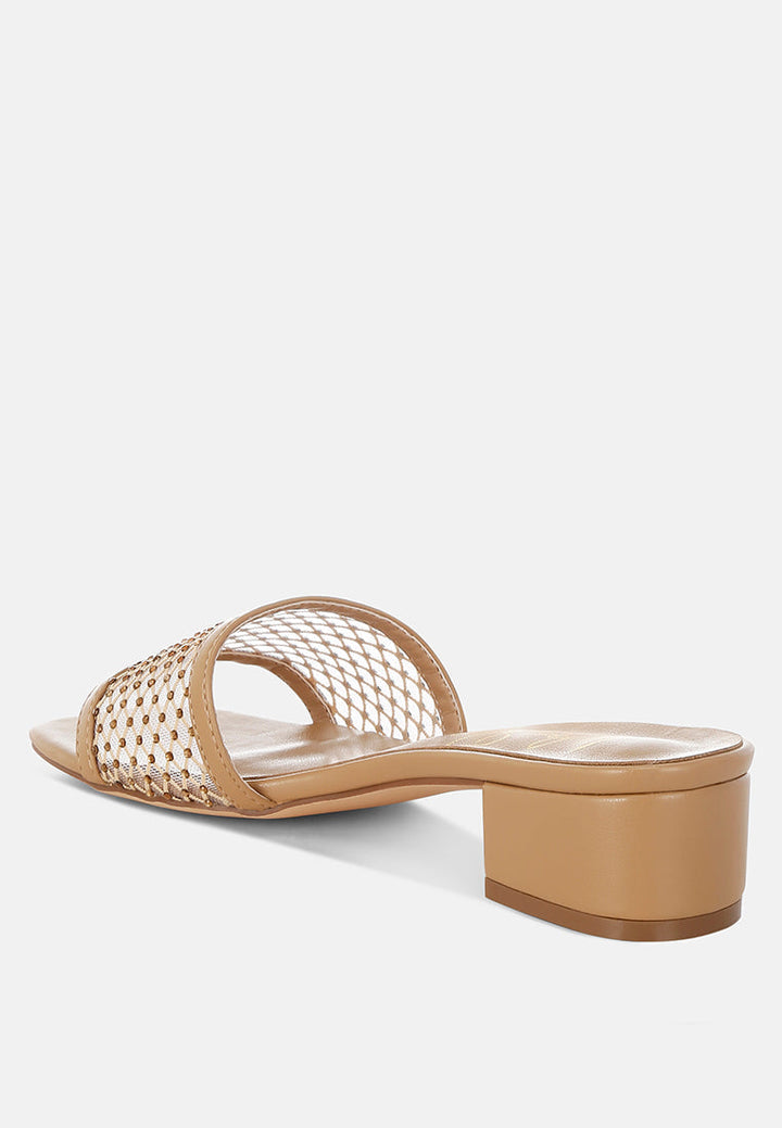 rhinestone studded slip-on heels by ruw#color_beige