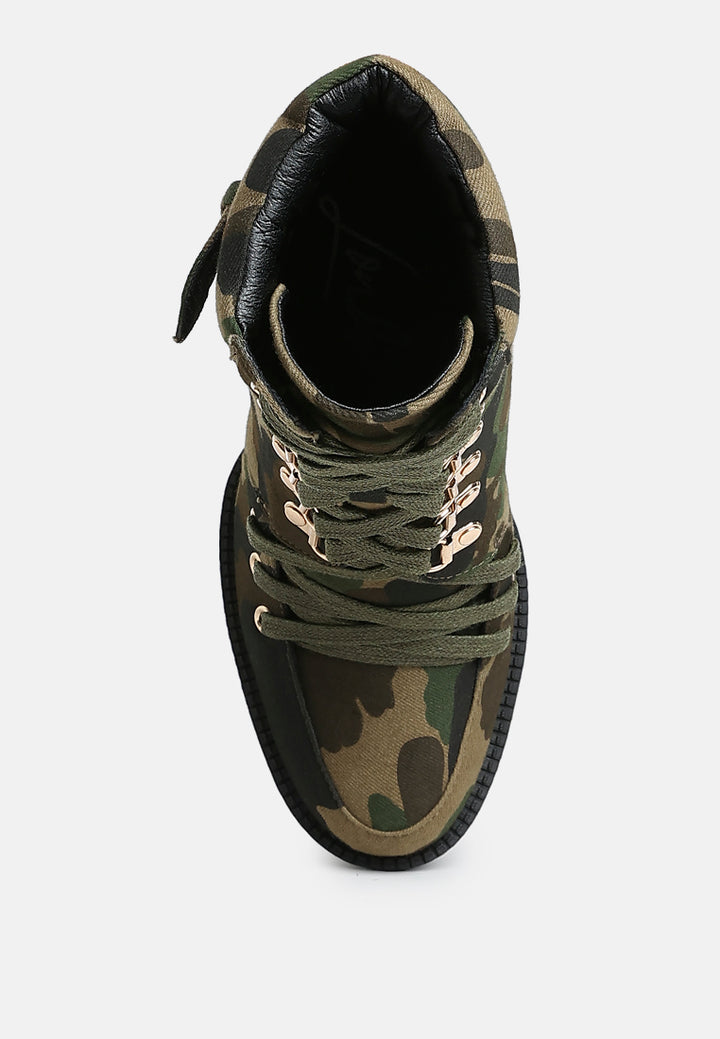 palmetto camouflage ankle boots by ruw#color_khaki