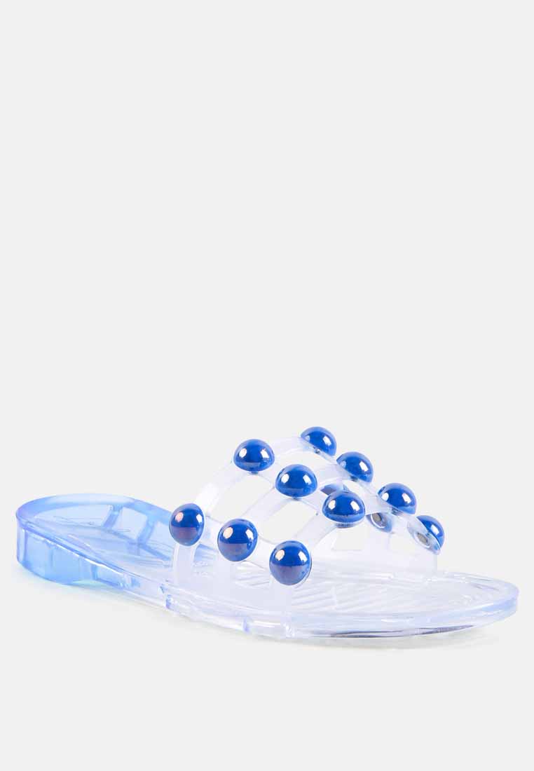 kids jelly gems slip-on flats#color_blue