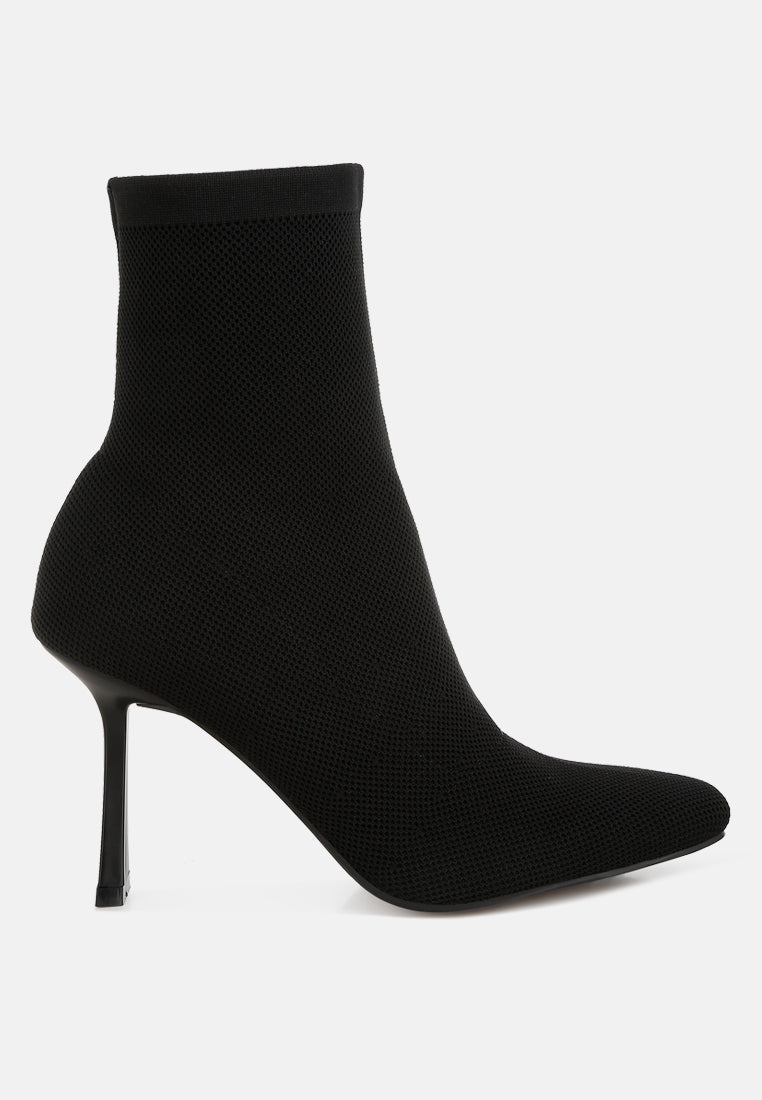 knitted sock boots by ruw#color_black