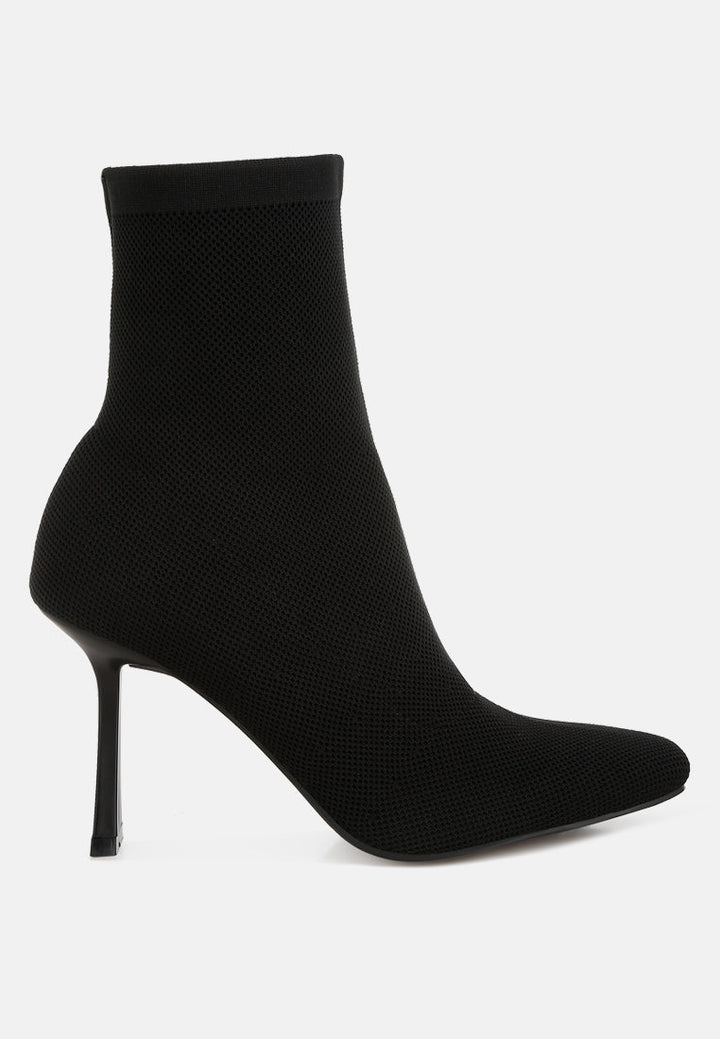 knitted sock boots by ruw#color_black