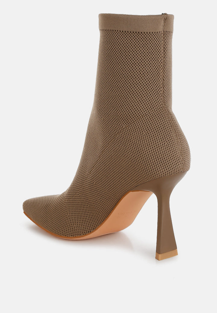 knitted sock boots by ruw#color_taupe