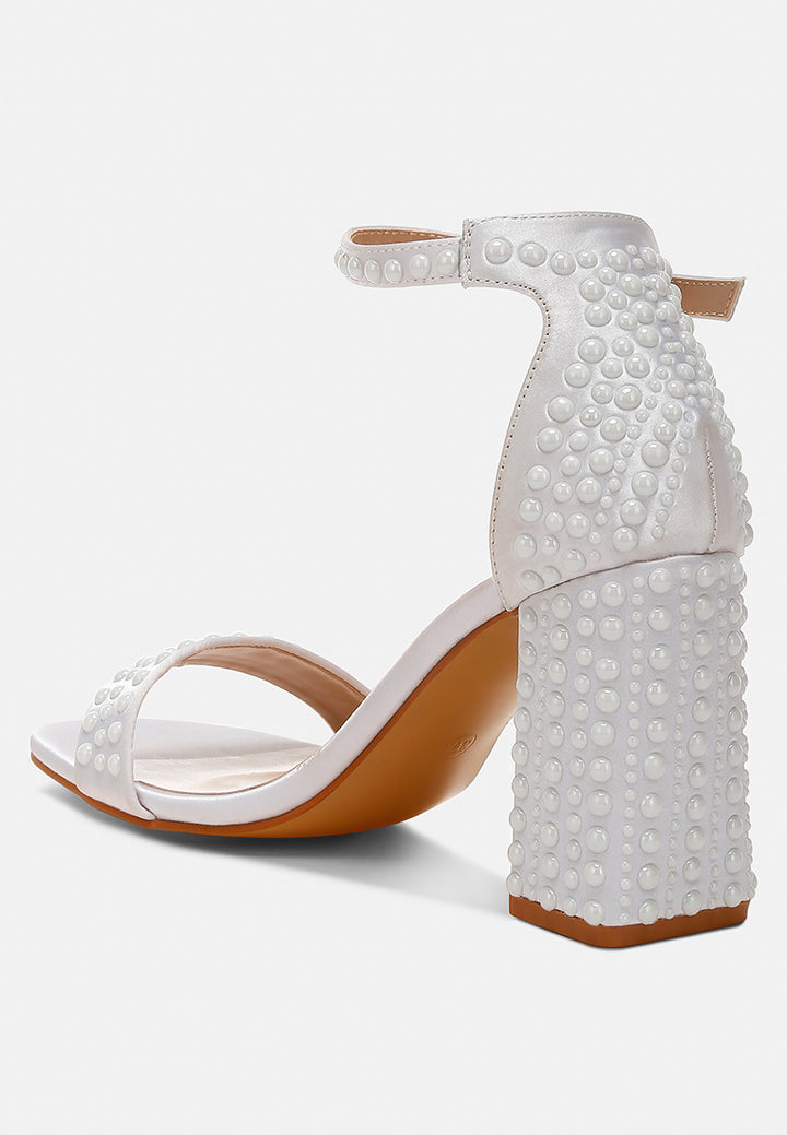 pearls embellished satin sandals by ruw#color_off-white