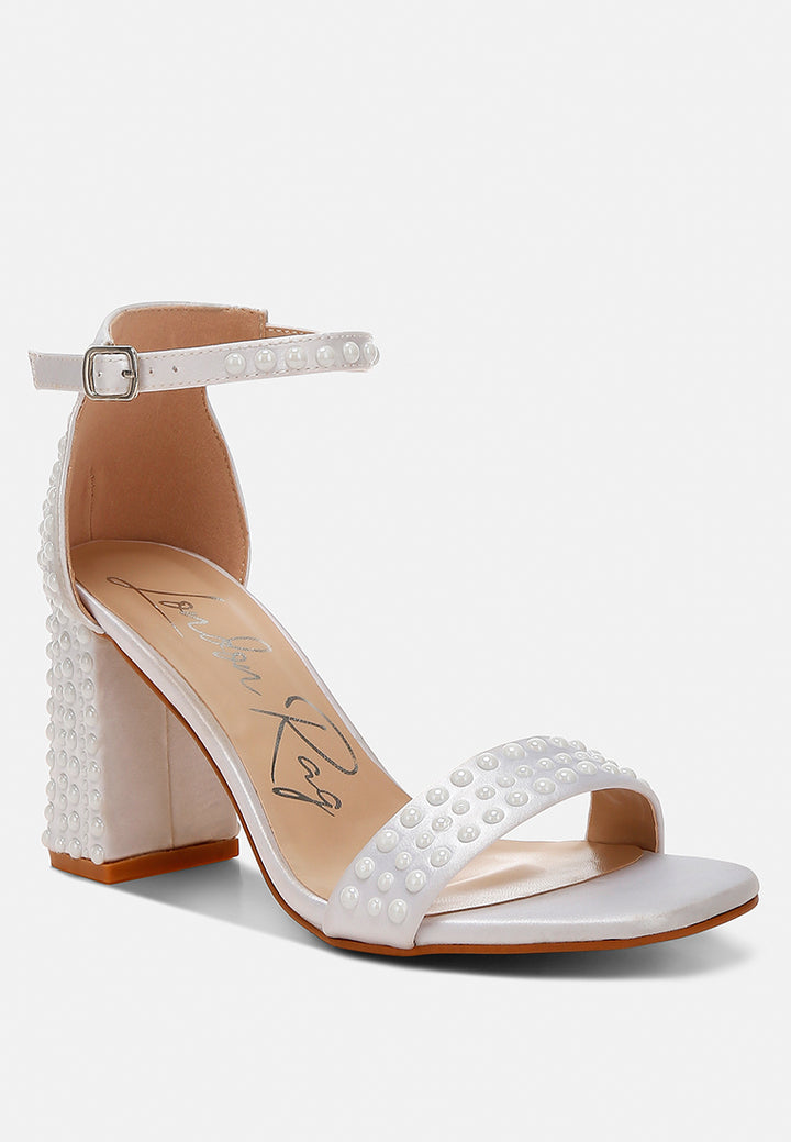 pearls embellished satin sandals by ruw#color_off-white