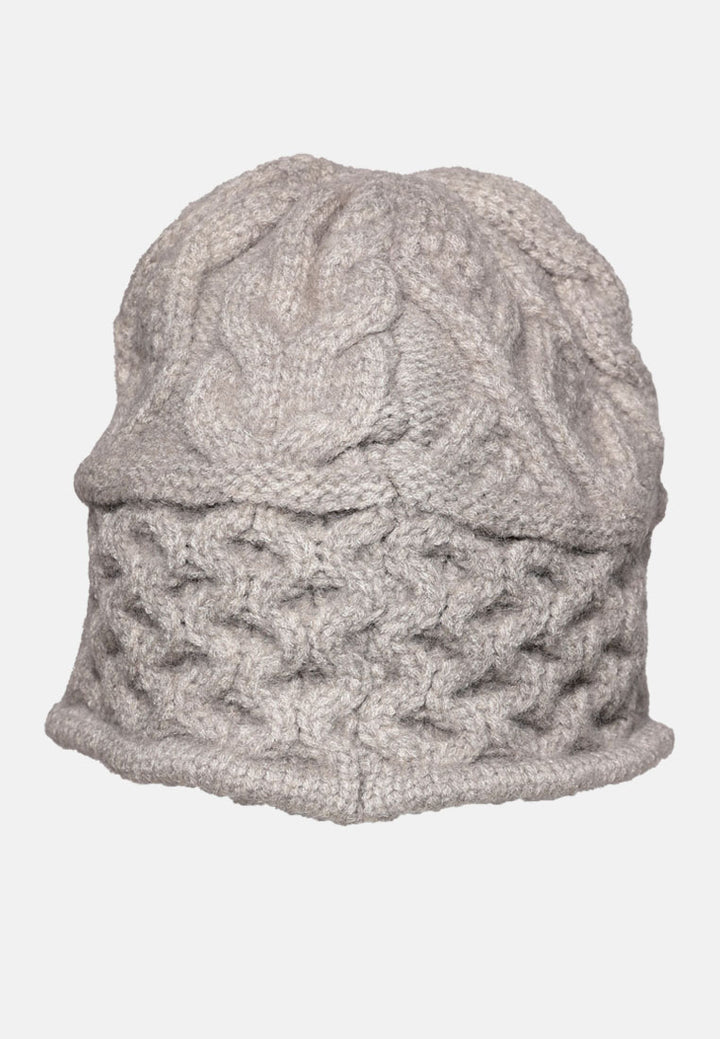 knit bucket hat#color_grey