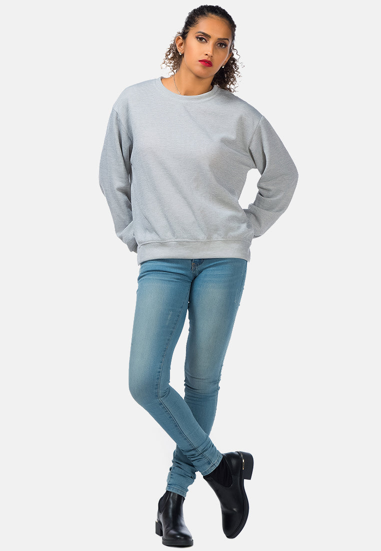 knitted long sleeve pullover sweatshirt by ruw#color_grey