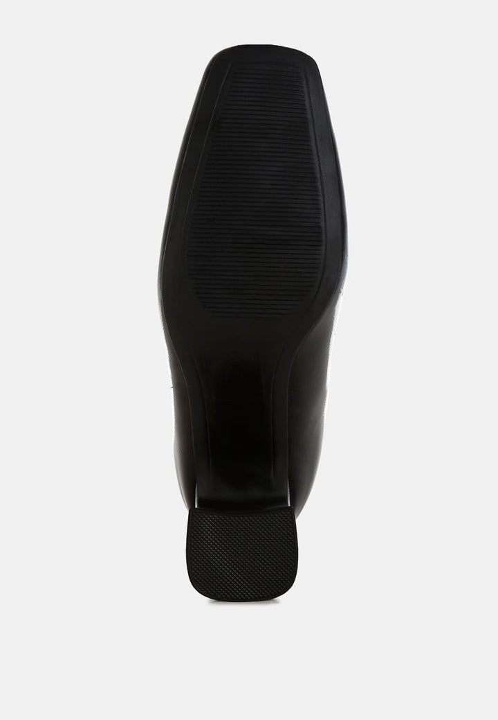 patent square toe ankle boots by ruw#color_black