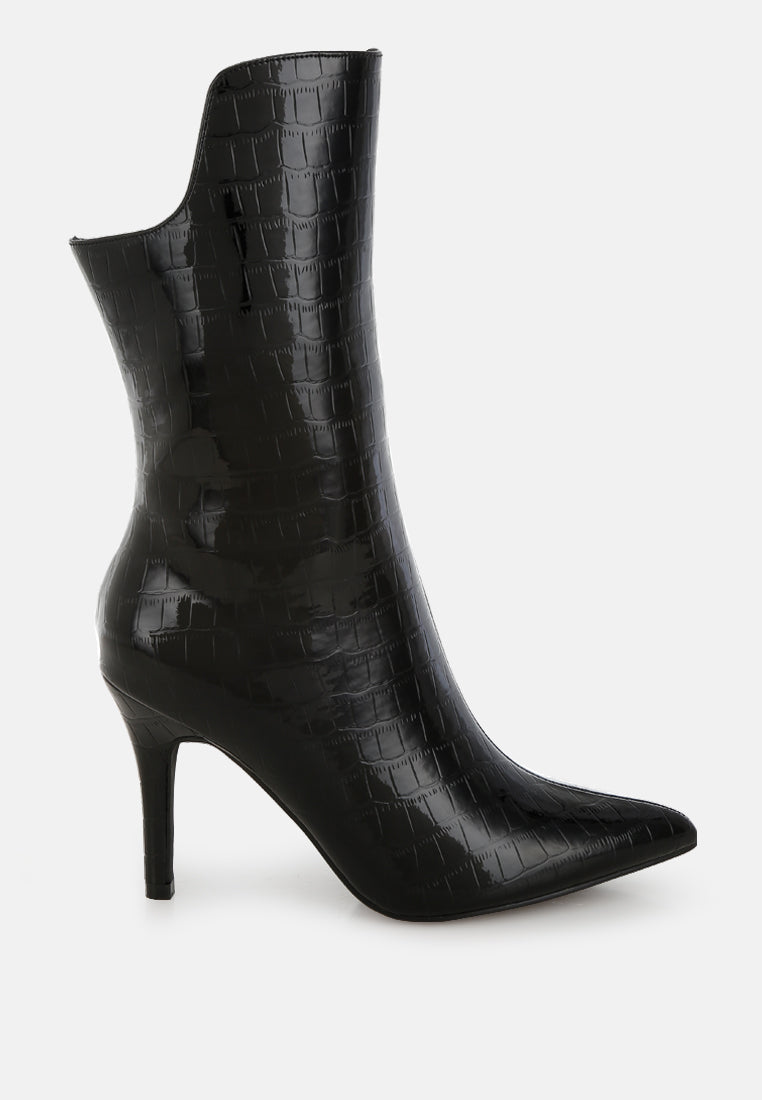 croco stiletto heel mid-calf boots by ruw#color_black