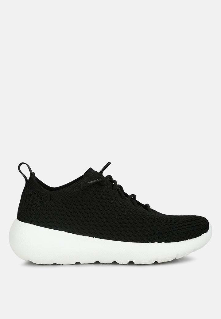 Lace Up Sporty Shoes#color_black