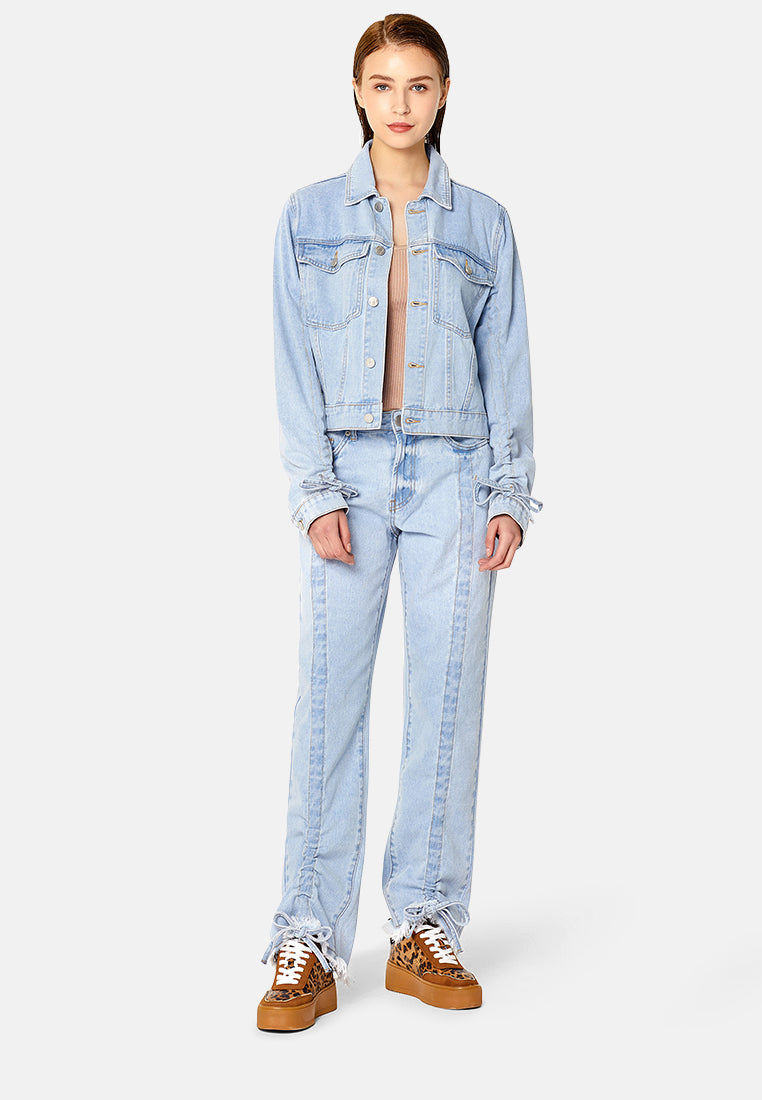 full sleeve denim jacket#color_light-blue