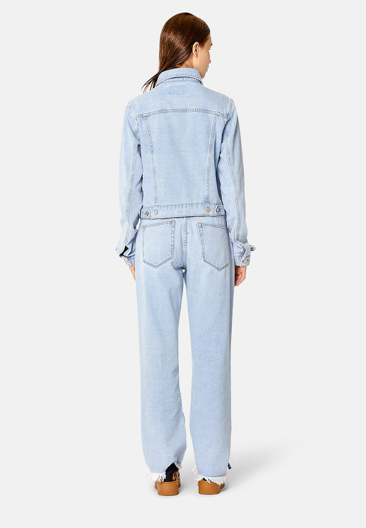 full sleeve denim jacket#color_light-blue